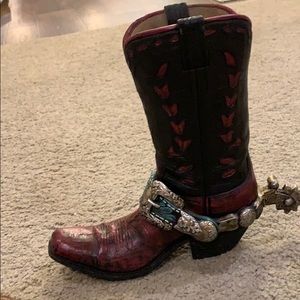 Decorative cowboy boots